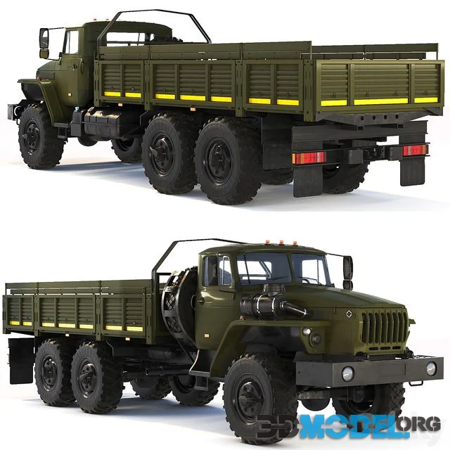 Ural 4320-0911 flatbed body 2015