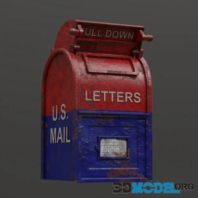 Vintage US Mailbox 50s (PBR)
