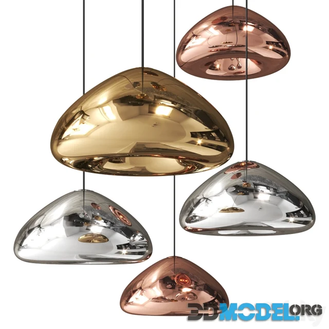 Void Pendant Copper by Tom Dixon Light