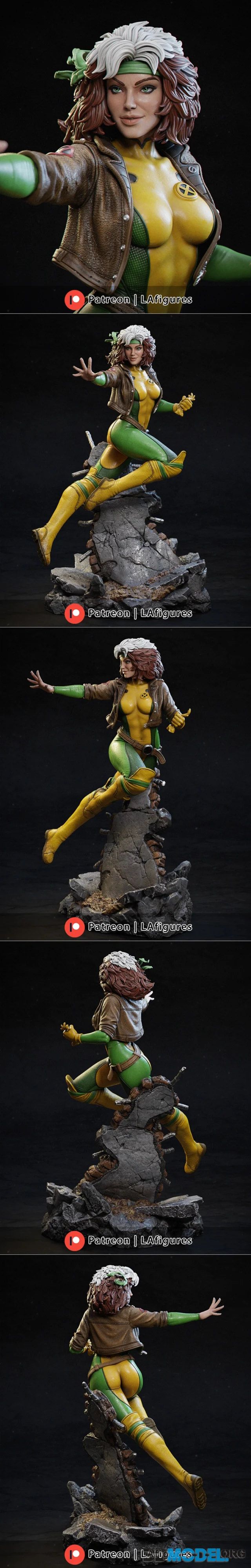 L.A. Figures - X-Men Rogue – Printable