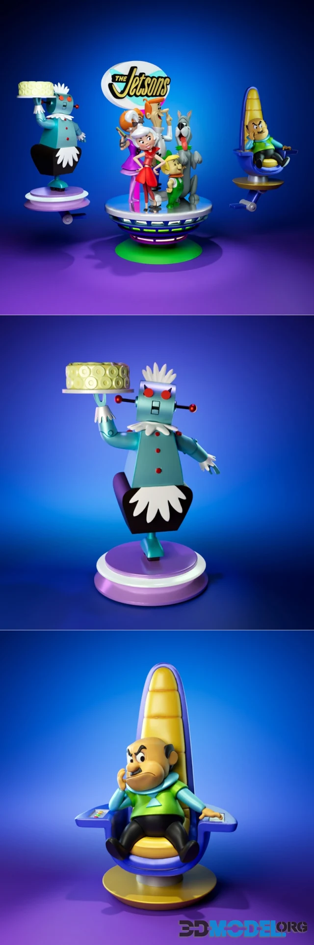 Os Jetsons diorama – Printable