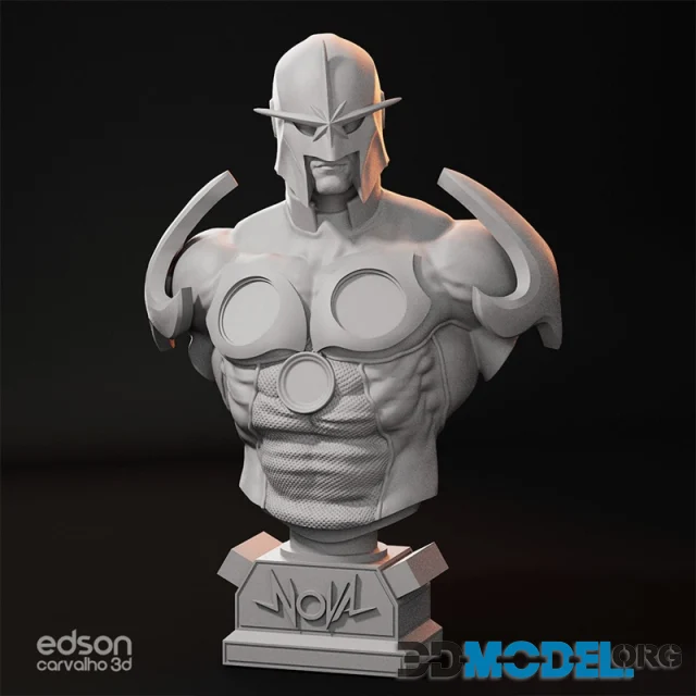 Nova bust Marvel – Printable