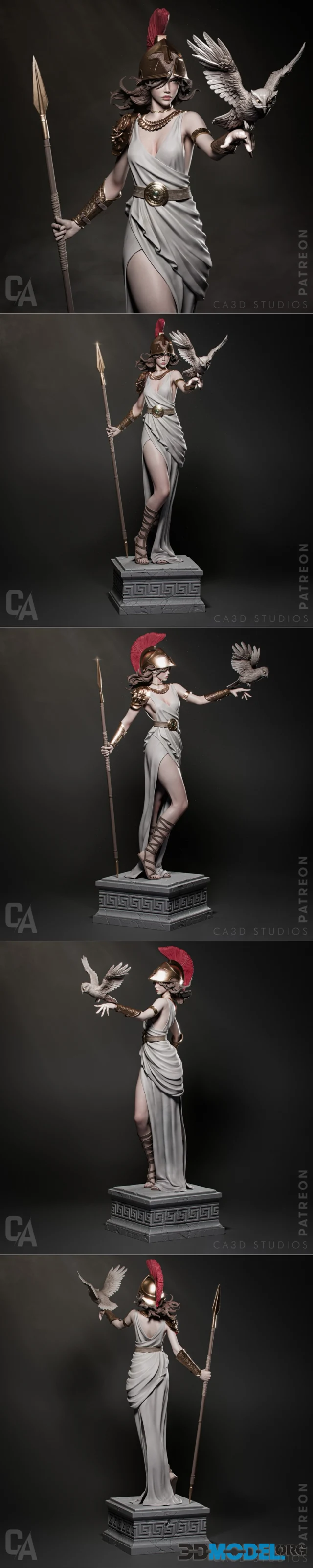 Ca 3d Studios - Athena – Printable