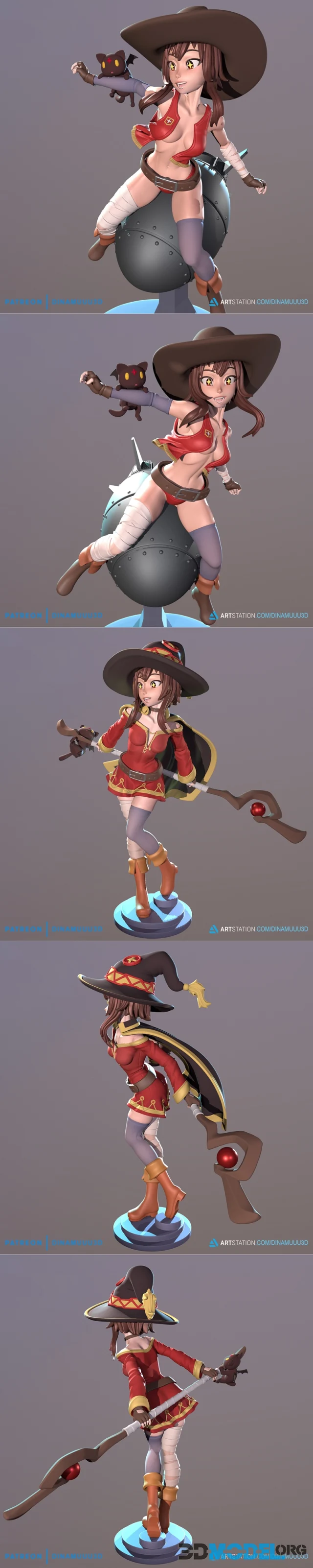 DiNamuuu3D - Megumin Explosion – Printable