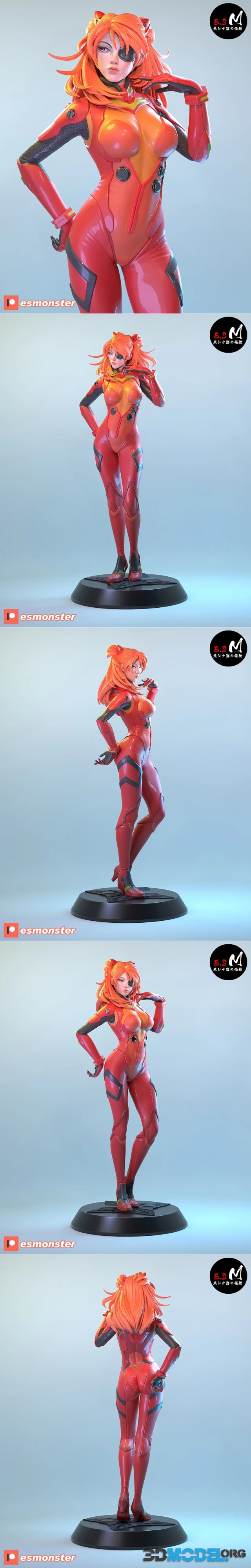 3d Model – E.s Monster - Asuka – Printable