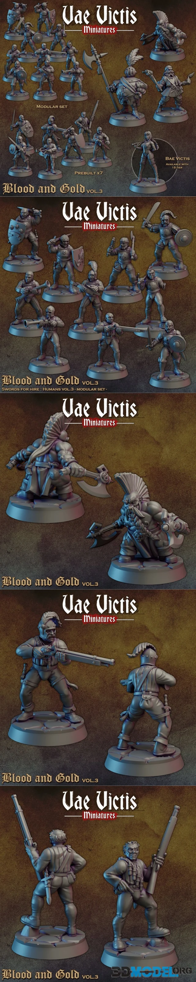 Vae Victis Miniatures - Blood and gold vol 03 November 2023 – Printable