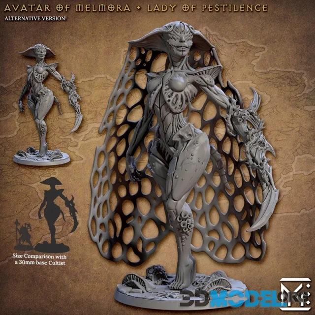 Avatar of Melmora - Lady of Pestilence – Printable