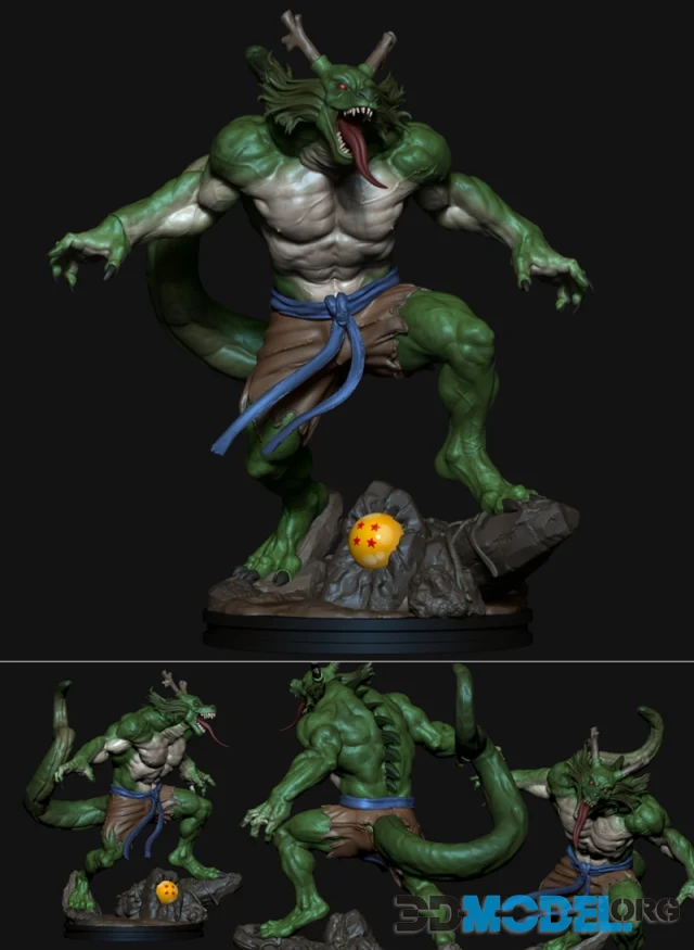 Shenron Warrior Humanoid – Printable