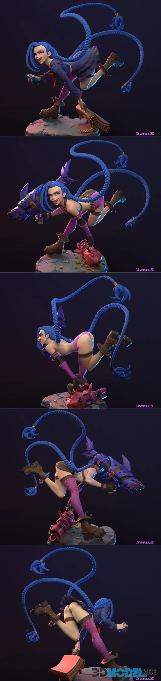 Dinamuuu3D - Jinx – Printable