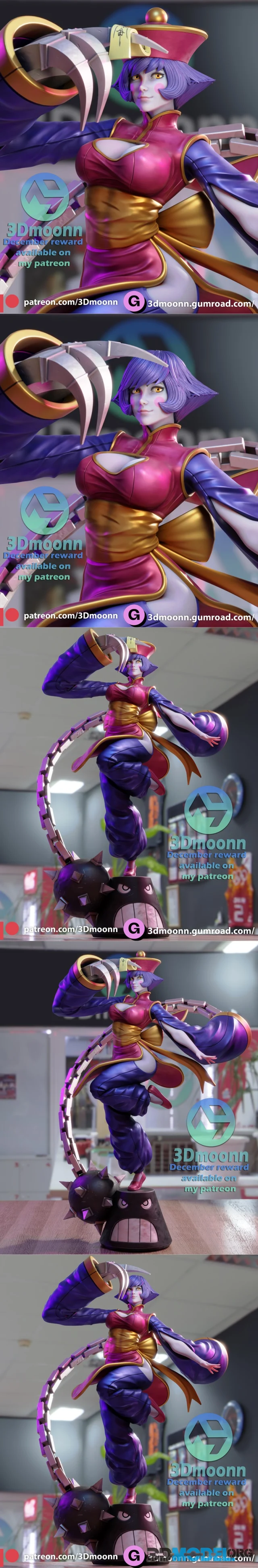 3Dmoonn - Hsien – Printable