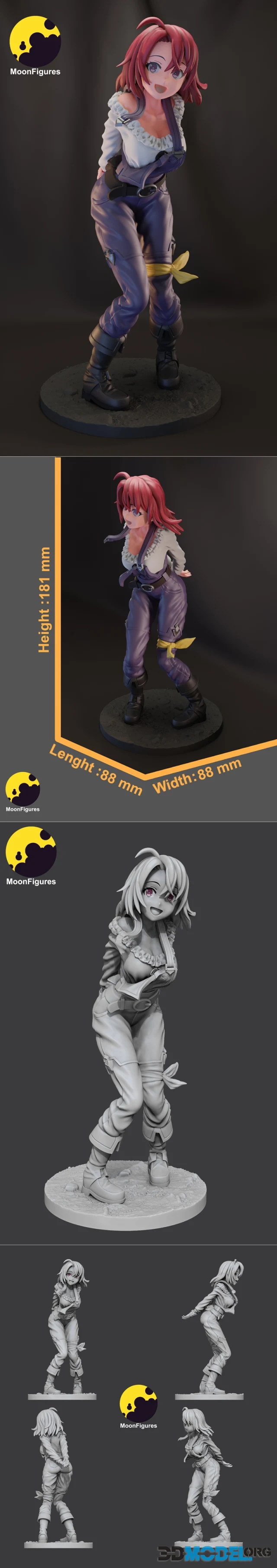 MoonFigures - Ushikai Musume – Printable