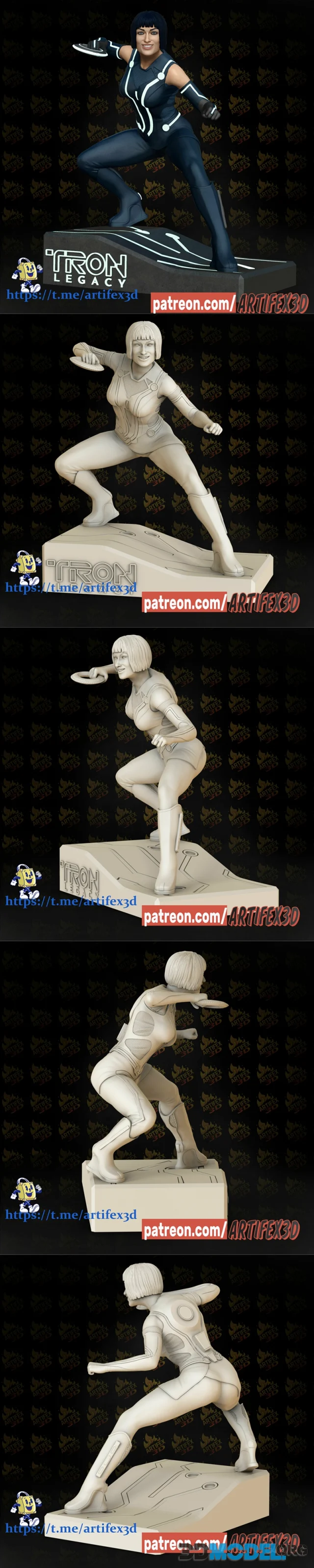 Artifex3d - Quorra – Printable