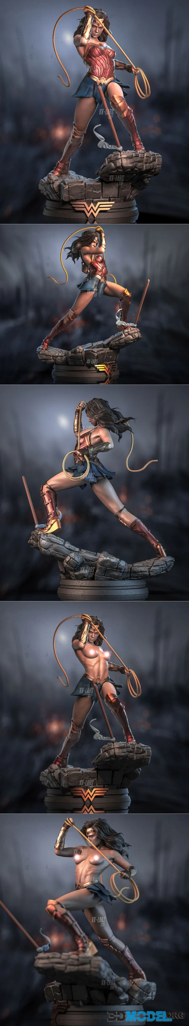 VX-Labs - Wonder Woman Battle – Printable