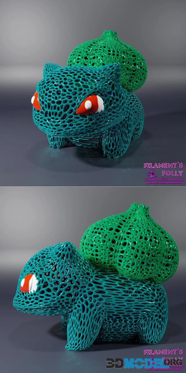 Voroni Bulbasaur – Printable