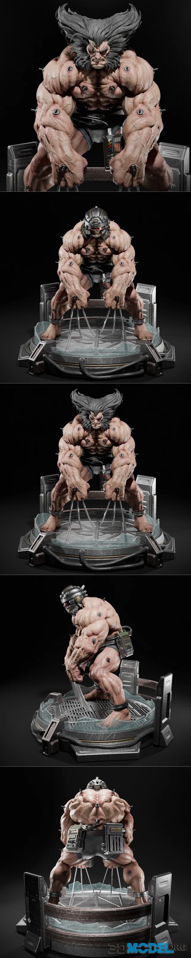 Ca 3d Studios - Wolverine (Weapon X) – Printable
