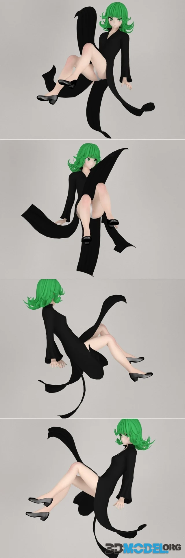 Tatsumaki anime girl pose 02 – Printable