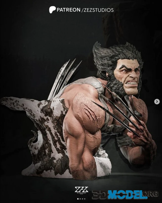 ZEZ Studios - Wolverine Bust – Printable