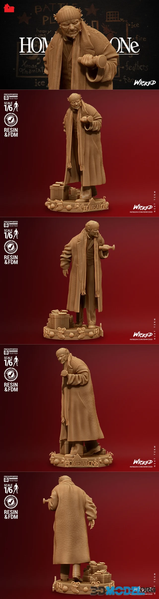 Wicked - Harry HA Sculpture – Printable