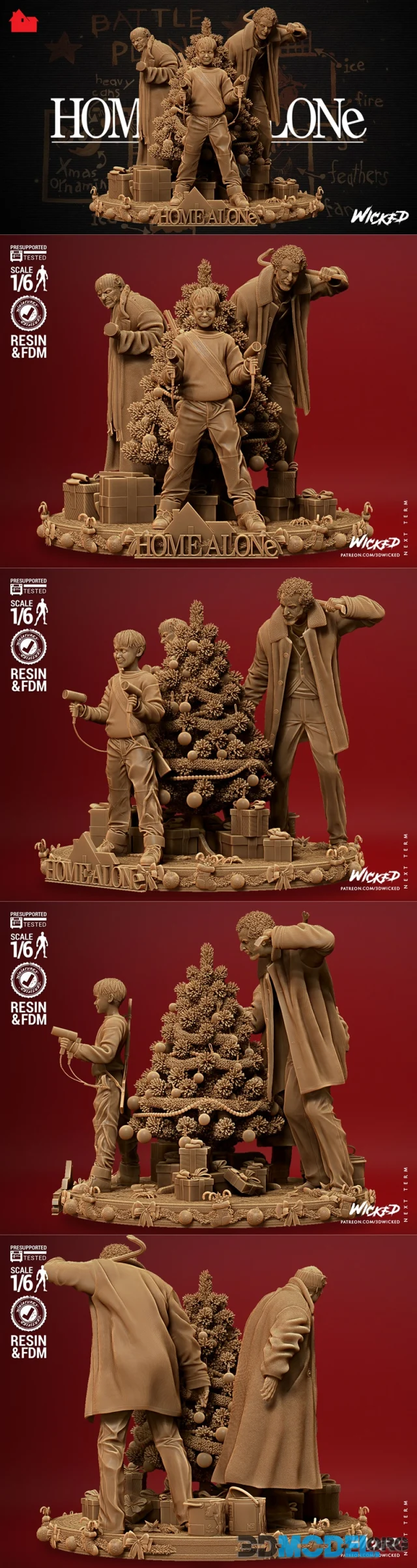 Wicked - Home Alone Diorama – Printable