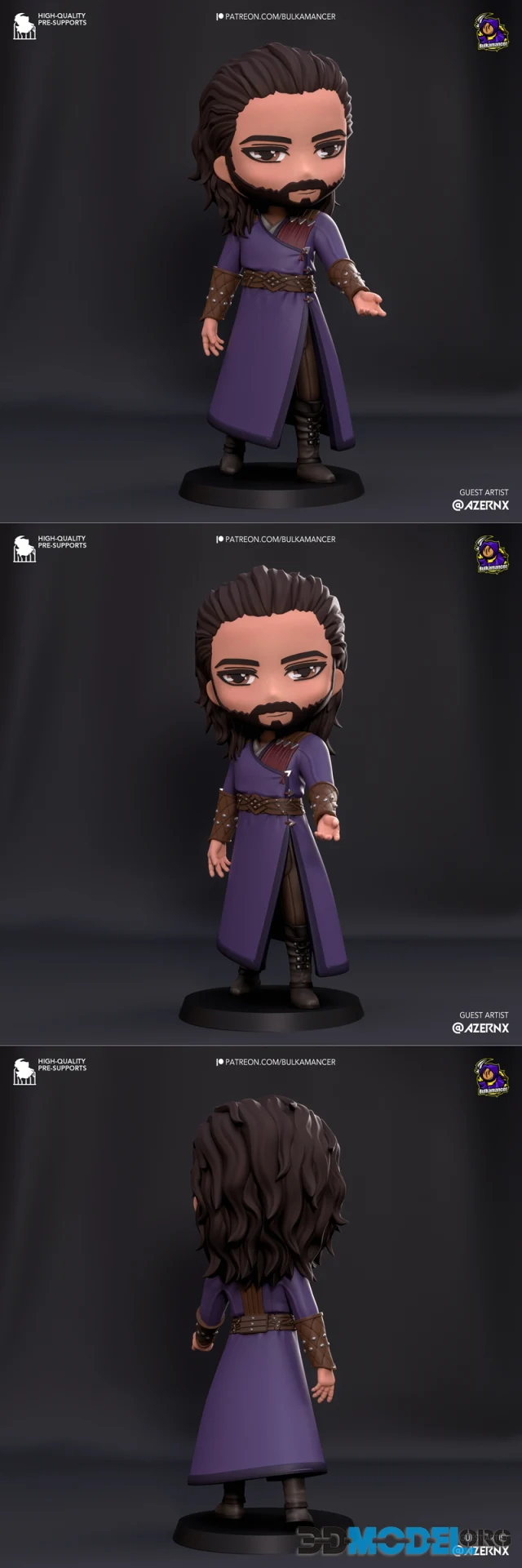 Bulkamancer - Gale Chibi - Baulders Gate3 – Printable