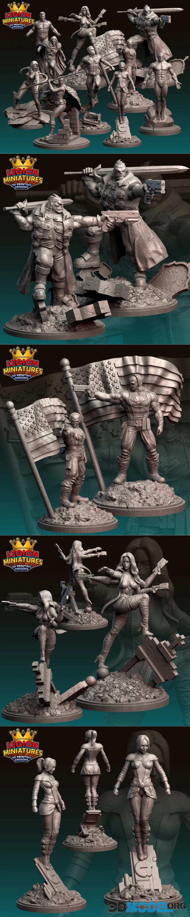 Legion Miniatures - Pack 27D – Printable