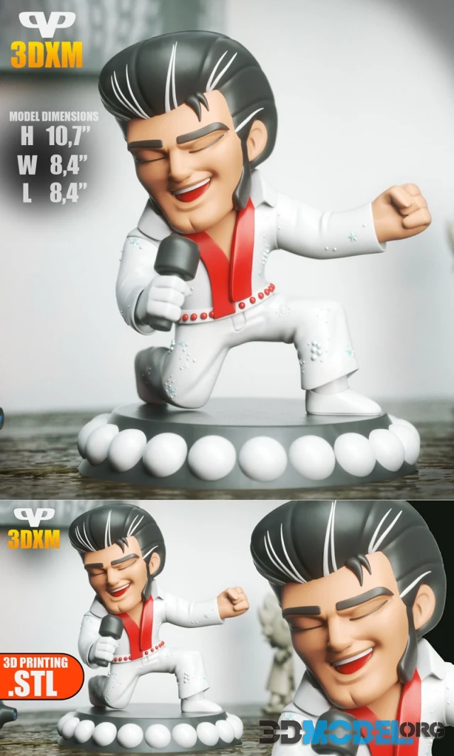 Elvis Chibi – Printable