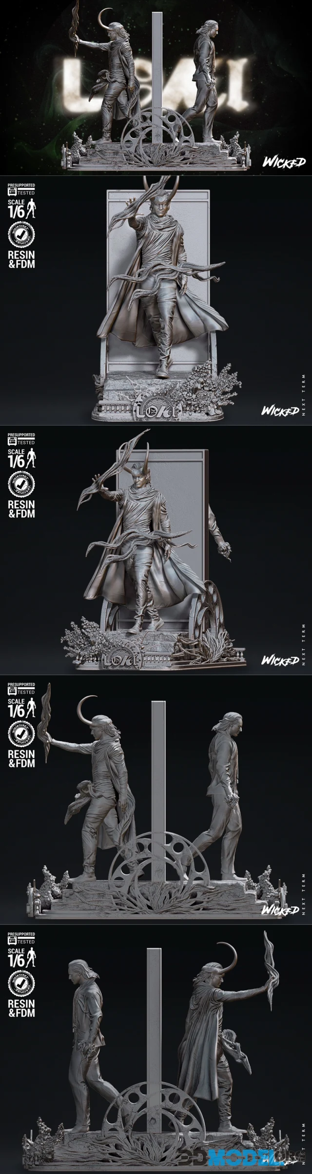 Wicked - Loki Season 2 Diorama – Printable