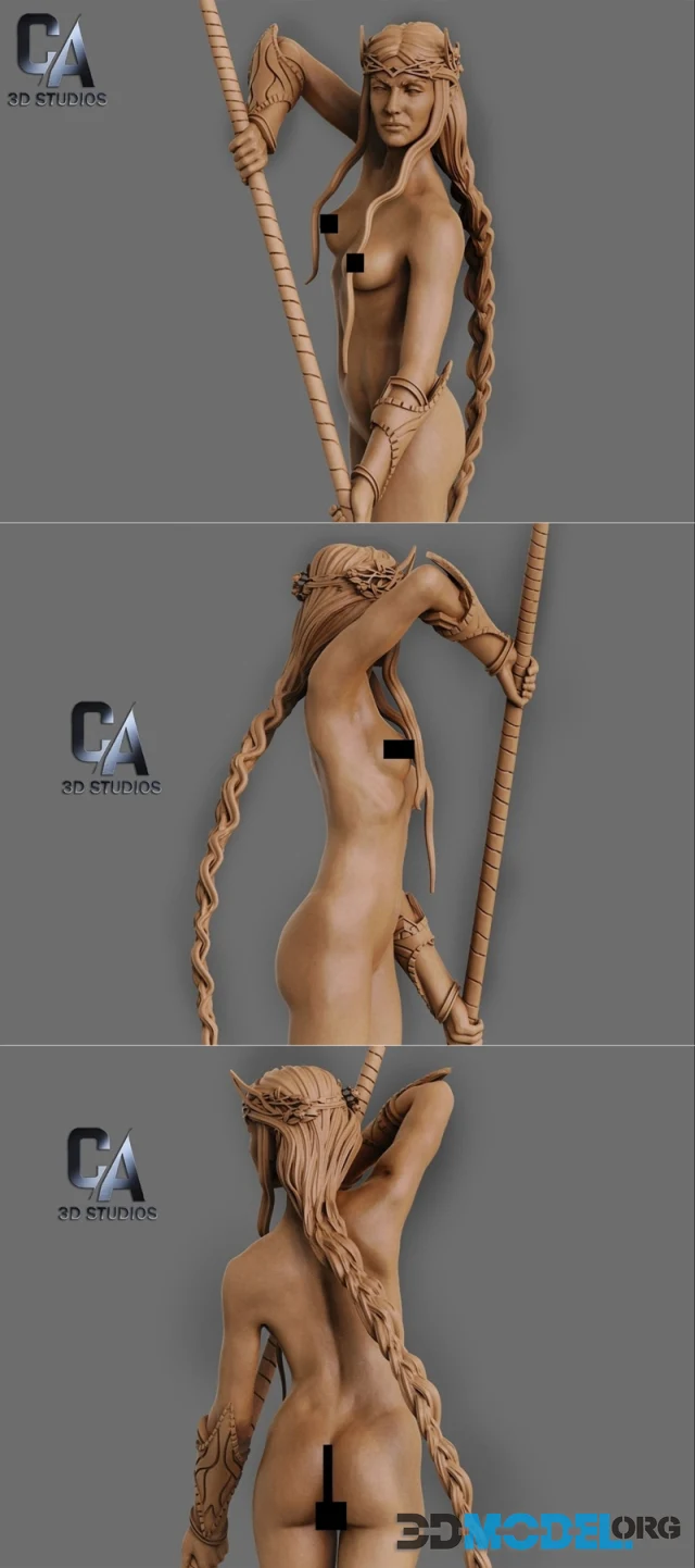 Ca 3d Studios - Galadriel NSFW Version – Printable