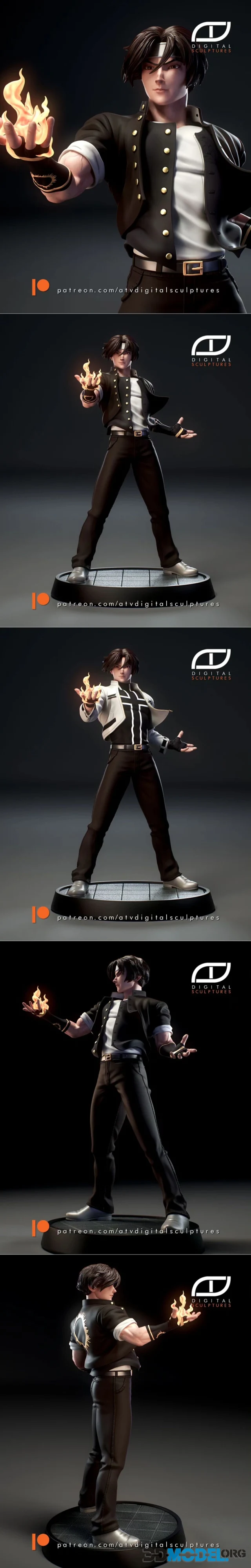 ATV Digital Sculptures - Kyo Kusanagi – Printable