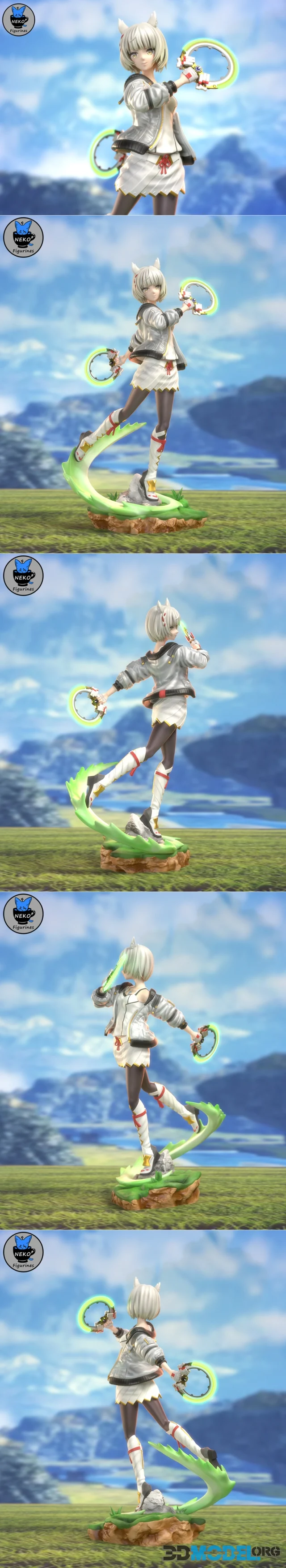 Neko Figurines - Mio Xenoblade Chronicles 3 – Printable