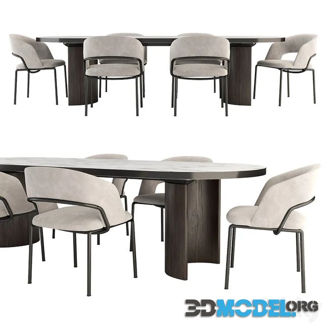 Alma Chair and Blevio Table