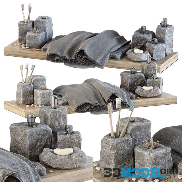 Batroom decor stone soap n2