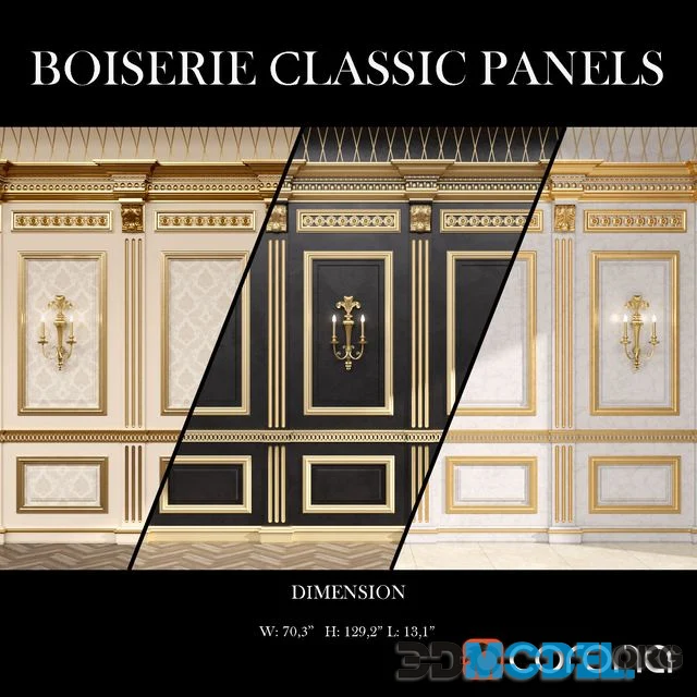 Boiserie classic panels