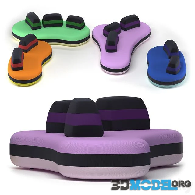 Bombom sofa by Roche Bobois
