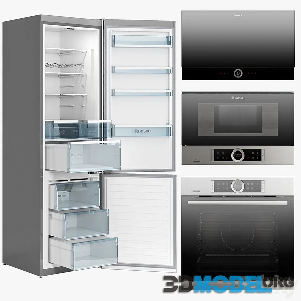 Modern series 8 kitchen equipment set by BOSCH