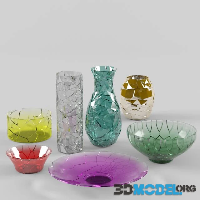 Broken & vases