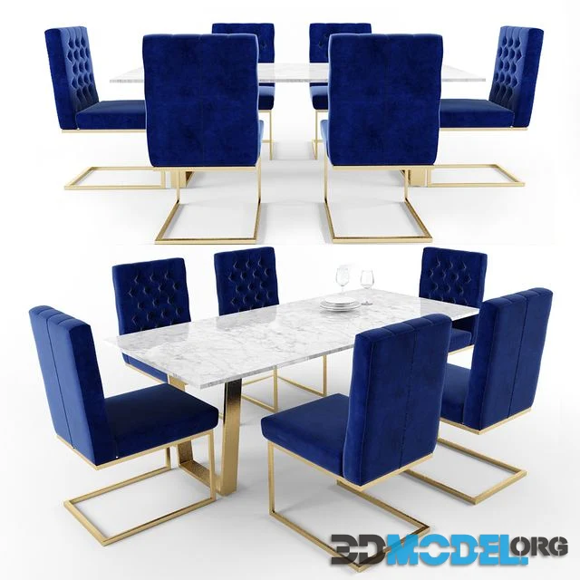 Cameron Velvet Dining Chair
