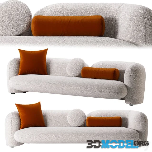 Contemporary Three Seater Sofa by Hessentia