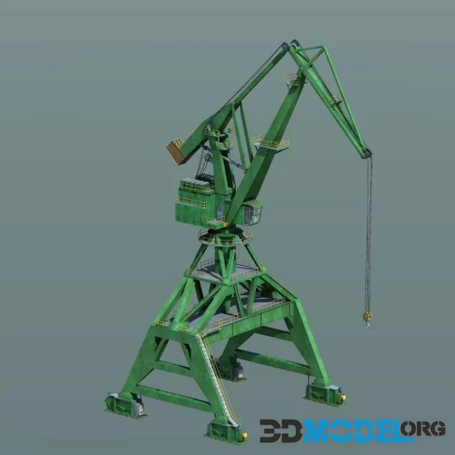 Crane for shipyard container terminal or port (PBR)