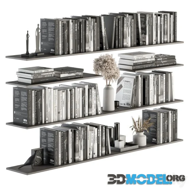 Shelves And Decor Objects Set 07