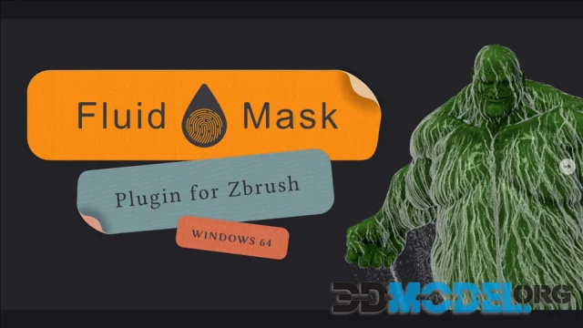 Fluid Mask - ZBrush 2019 Plugin (Win x64)