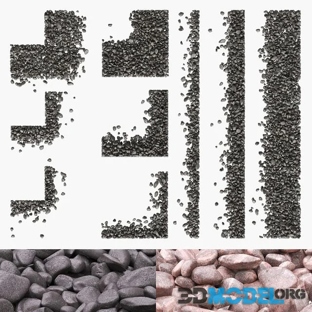 Gradient Pebbles Paths 01 (16-54 mm)