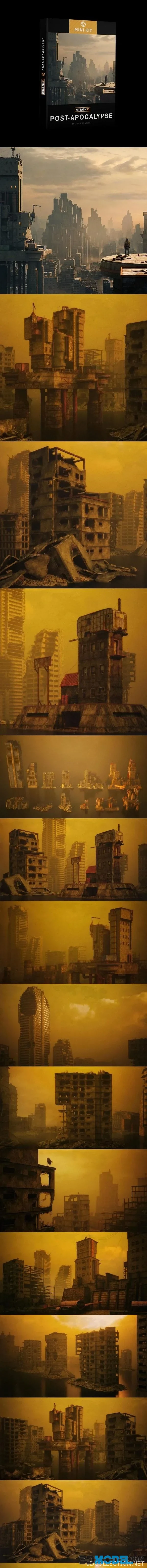 Kitbash3D – Mini Kit: Post-Apocalypse