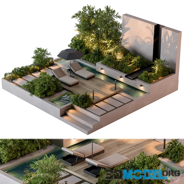 3D Model Landscape Furniture Backyard 70   Landscape Furniture Backyard 70 0.webp