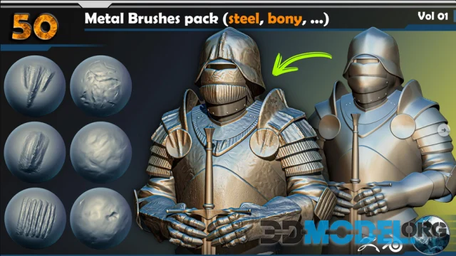 Metal Brushes (steel, bony, ...) Vol 01