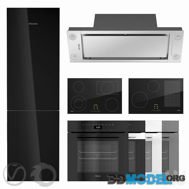 3D Model MIELE Home Appliances Collection 10   Miele Home Appliances Collection 10 0.webp