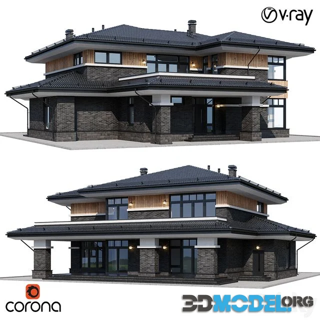 3d Model Modern House 23