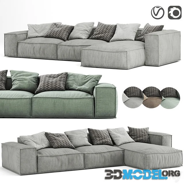 3D Model – Peanut B Sofa