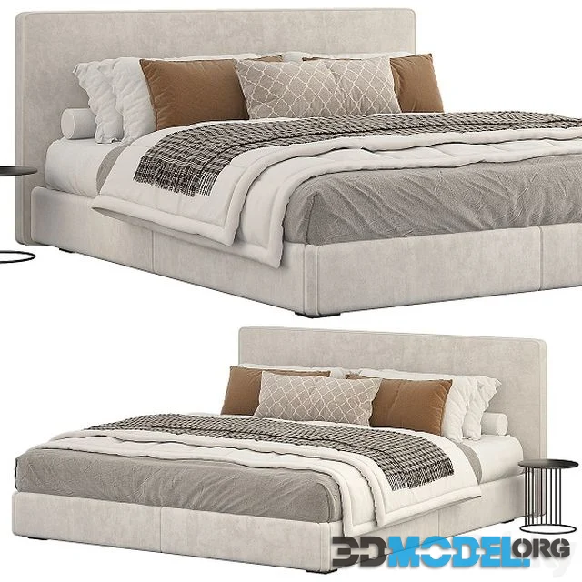 Poliform bruce bed (light color)