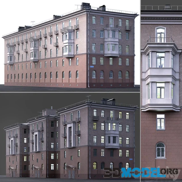 Residential building in classic style